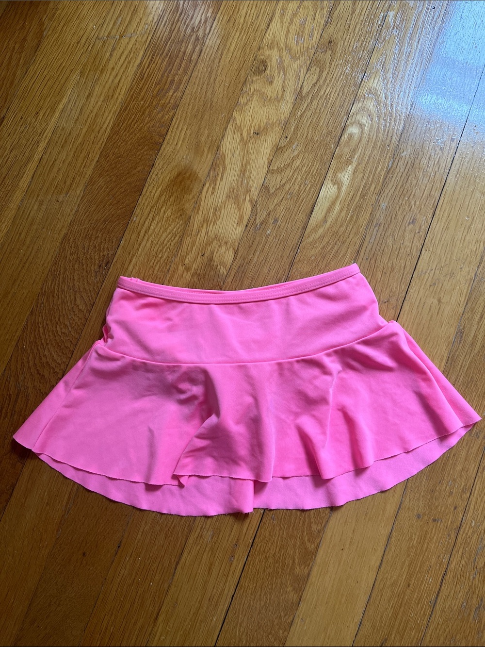 Size 5 Girls Land’s End Neon Pink Swim Skirt Bikini Bottoms - Picture 3 of 8